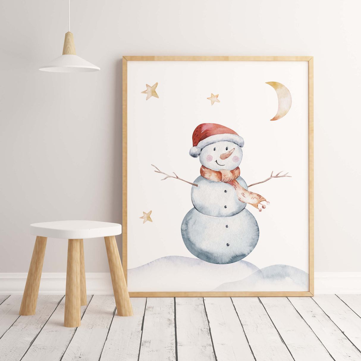 Christmas Nursery Prints - Winter Nursery Decor - Set of 6