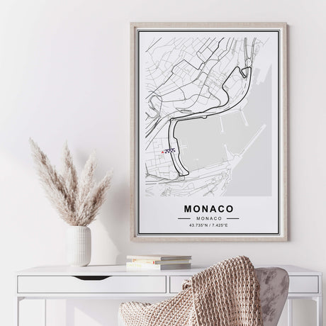 Monaco Formula1 print for home decor